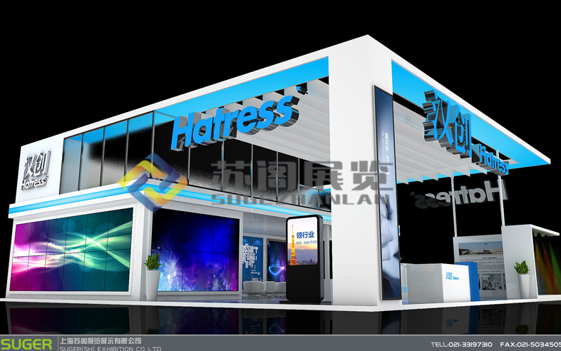 雙層展臺設計搭建